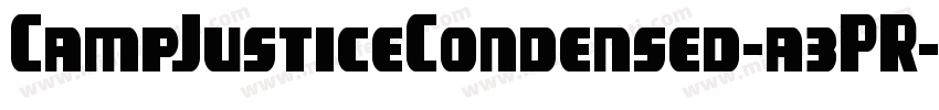 CampJusticeCondensed-a3PR字体转换