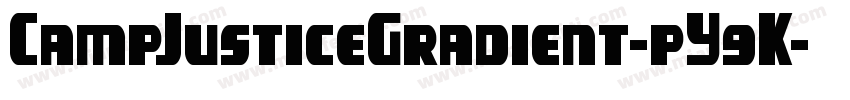 CampJusticeGradient-pY9K字体转换