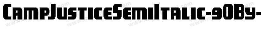 CampJusticeSemiItalic-9OBy字体转换