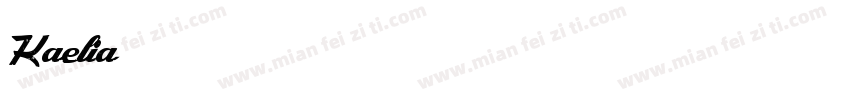 Kaelia字体转换