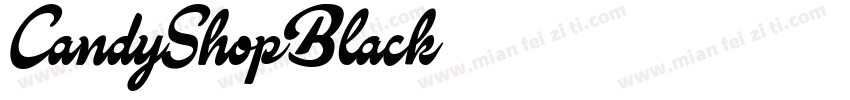 CandyShopBlack字体转换
