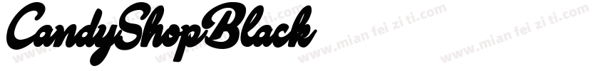 CandyShopBlack字体转换