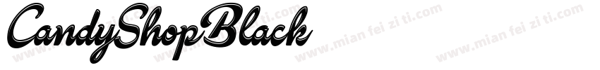 CandyShopBlack字体转换