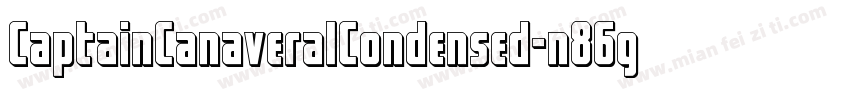 CaptainCanaveralCondensed-n86g字体转换