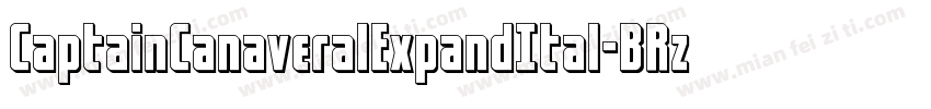 CaptainCanaveralExpandItal-BRzd字体转换