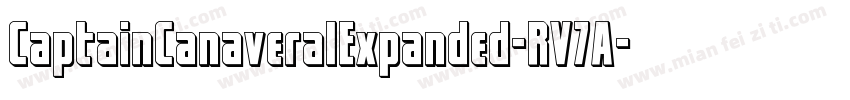 CaptainCanaveralExpanded-RV7A字体转换