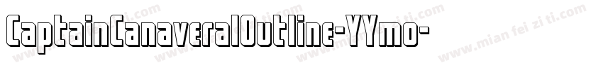 CaptainCanaveralOutline-YYmo字体转换