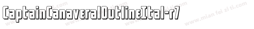 CaptainCanaveralOutlineItal-r7z7字体转换