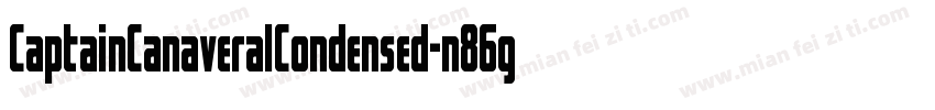 CaptainCanaveralCondensed-n86g字体转换