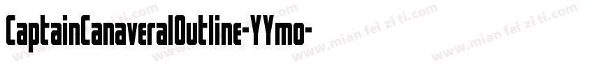 CaptainCanaveralOutline-YYmo字体转换