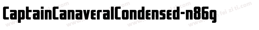 CaptainCanaveralCondensed-n86g字体转换