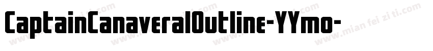 CaptainCanaveralOutline-YYmo字体转换