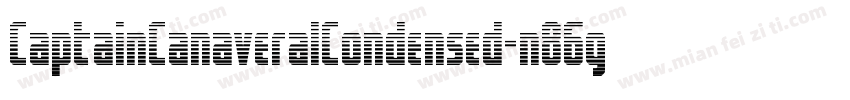 CaptainCanaveralCondensed-n86g字体转换