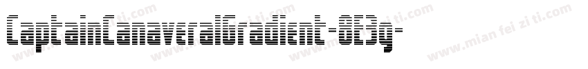 CaptainCanaveralGradient-8E3g字体转换