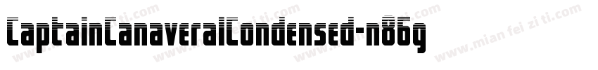CaptainCanaveralCondensed-n86g字体转换