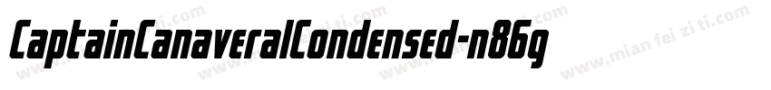 CaptainCanaveralCondensed-n86g字体转换