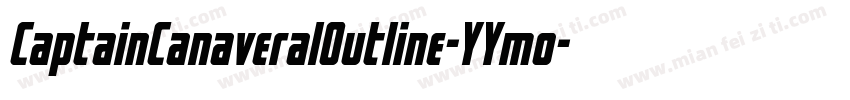 CaptainCanaveralOutline-YYmo字体转换