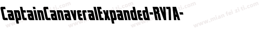 CaptainCanaveralExpanded-RV7A字体转换