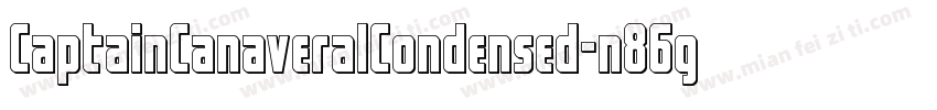 CaptainCanaveralCondensed-n86g字体转换