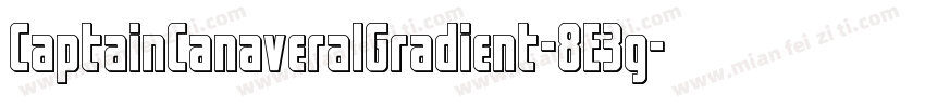 CaptainCanaveralGradient-8E3g字体转换