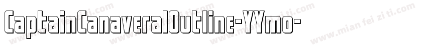 CaptainCanaveralOutline-YYmo字体转换