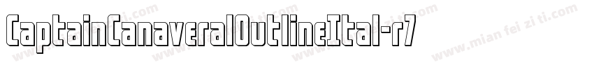 CaptainCanaveralOutlineItal-r7z7字体转换