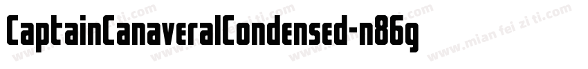 CaptainCanaveralCondensed-n86g字体转换