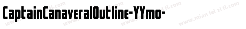 CaptainCanaveralOutline-YYmo字体转换