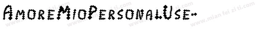 AmoreMioPersonalUse字体转换