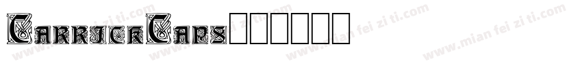 CarrickCaps字体转换