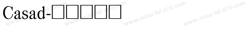 Casad字体转换