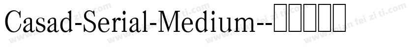 Casad-Serial-Medium-字体转换