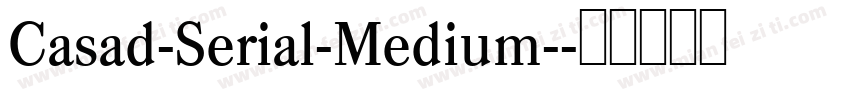 Casad-Serial-Medium-字体转换