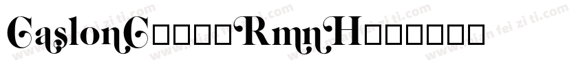 CaslonC437-RmnH字体转换