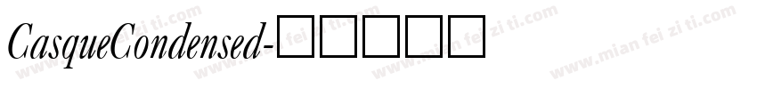CasqueCondensed字体转换