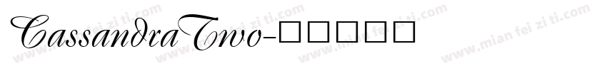 CassandraTwo字体转换