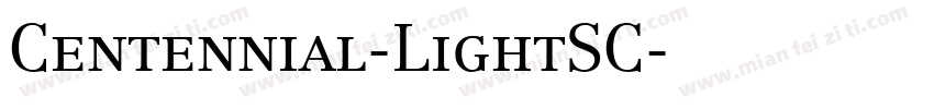 Centennial-LightSC字体转换