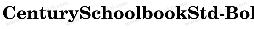 CenturySchoolbookStd-Bold字体转换