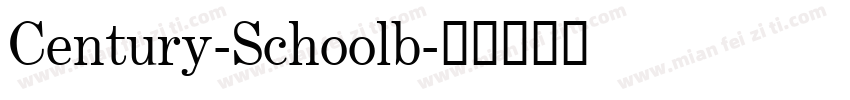 Century-Schoolb字体转换