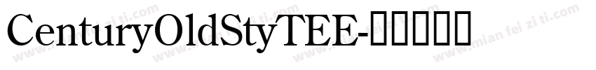 CenturyOldStyTEE字体转换