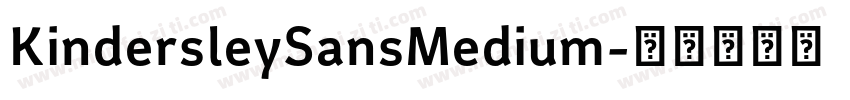 KindersleySansMedium字体转换