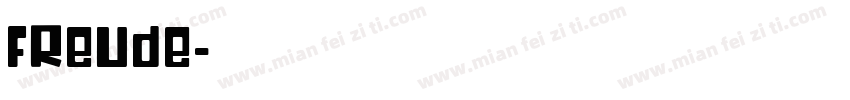 FREUDE字体转换