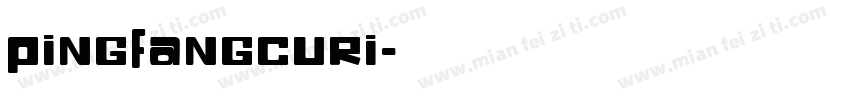 pingfangcuri字体转换