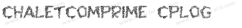 chaletcomprime-cplog字体转换
