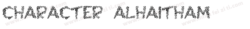 character:alhaitham字体转换