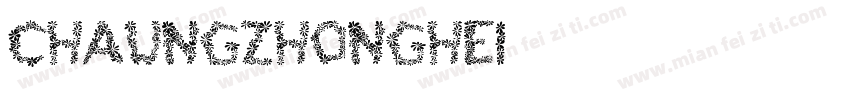 chaungzhonghei字体转换