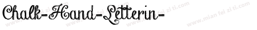 Chalk-Hand-Letterin字体转换