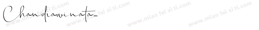 Chandrawinata字体转换