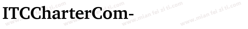 ITCCharterCom字体转换