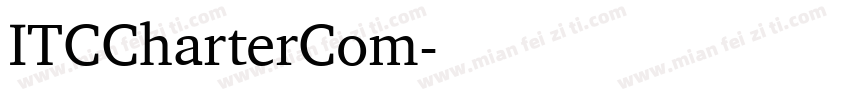 ITCCharterCom字体转换